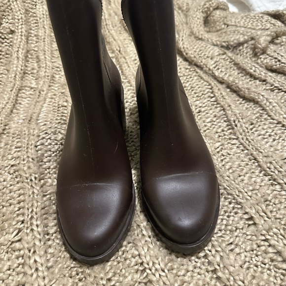 Melissa dark maroon rubber boot - Picture 2 of 5